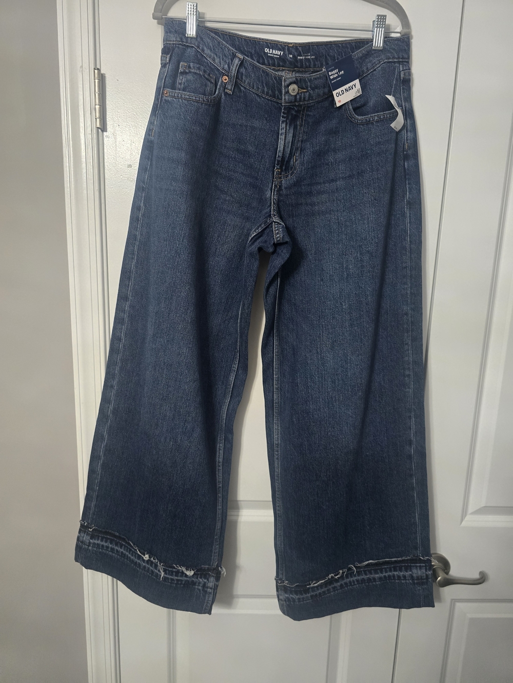 Old Navy Wide-Leg Dark Blue Denim Jeans